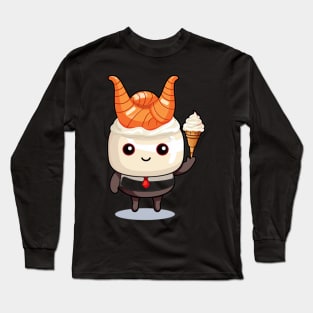 kawaii ice cream cone junk food T-Shirt cute  funny Long Sleeve T-Shirt
